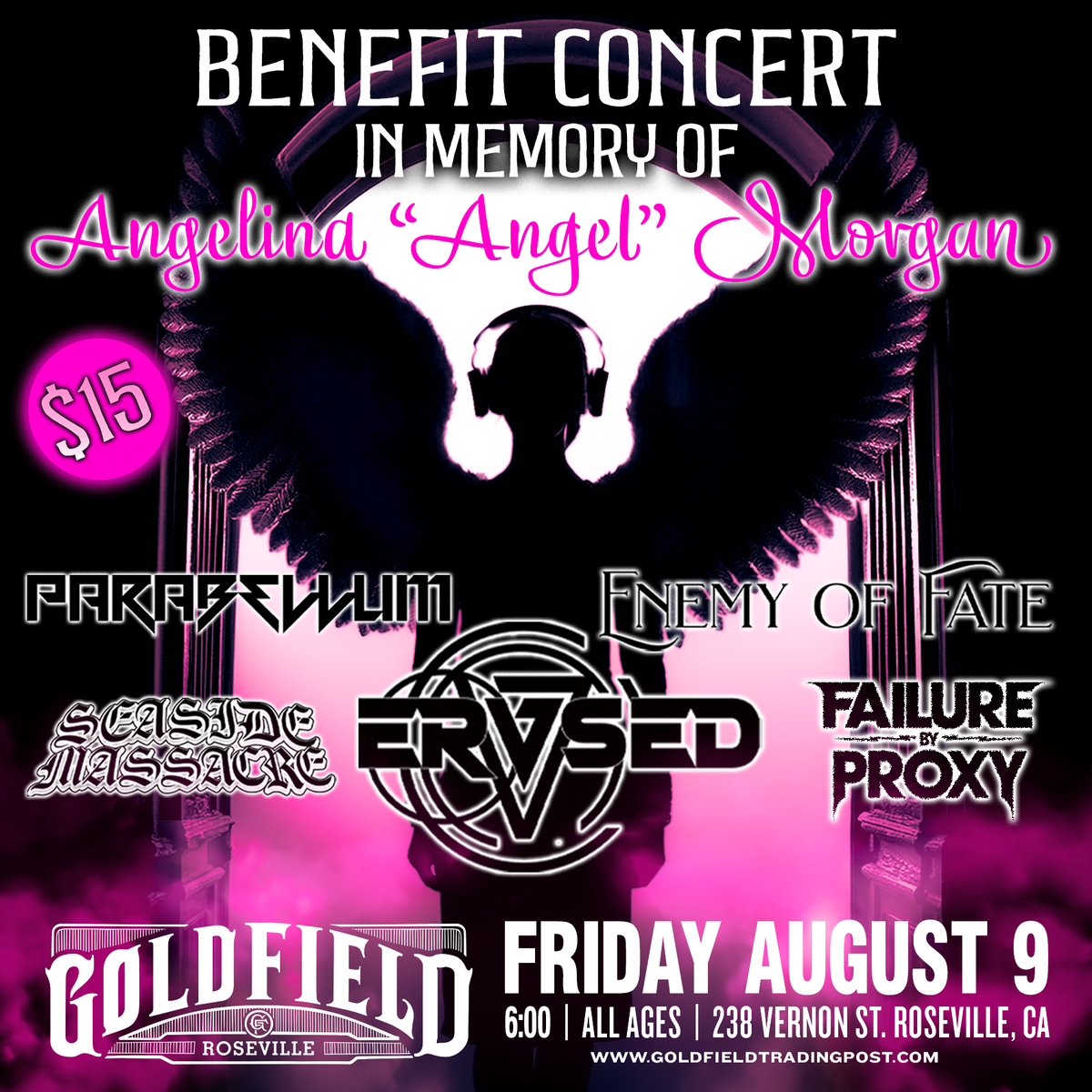 Benefit Concert In Memory Of Angelina "Angel" Morgan