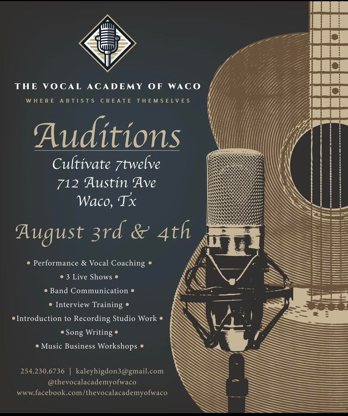 Auditions-The Vocal Academy of Waco