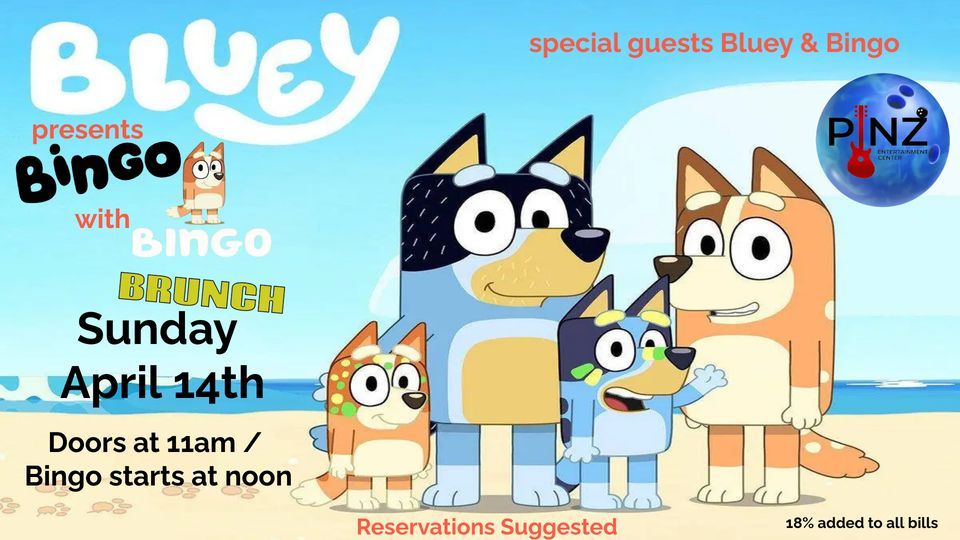 Special BLUEY Bingo with BINGO Brunch at Pinz, Yorkville Pinz, 14 April