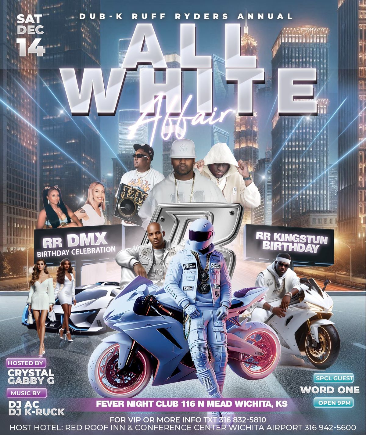 Dub-K Annual White Party\/ downtown takeover wknd