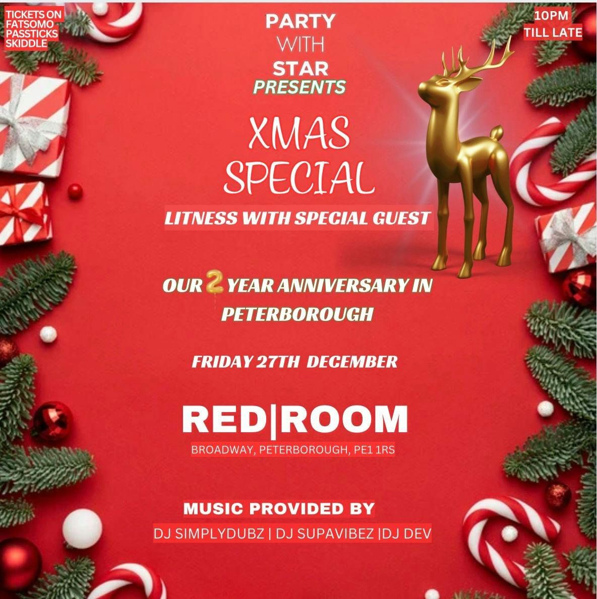 PARTYWITHSTAR 2 YEARS ANNIVERSARY IN PETERBOROUGH XMAS SPECIAL WITH SPECIAL GUEST