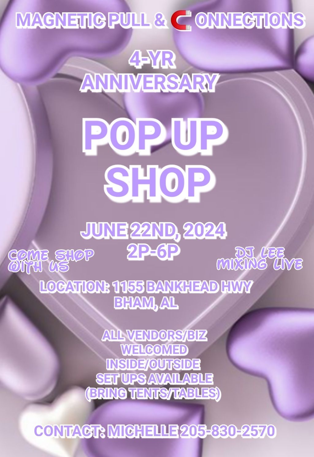 4Yr Anniversary Pop Up Shop 