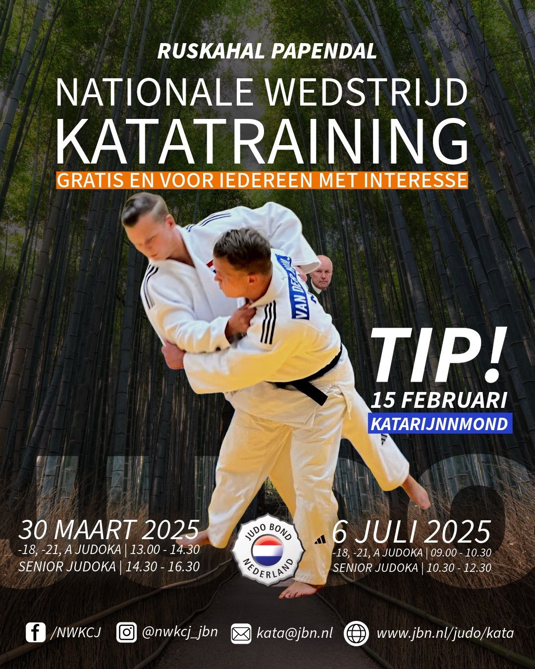 Nationale wedstrijdkatatraining Papendal