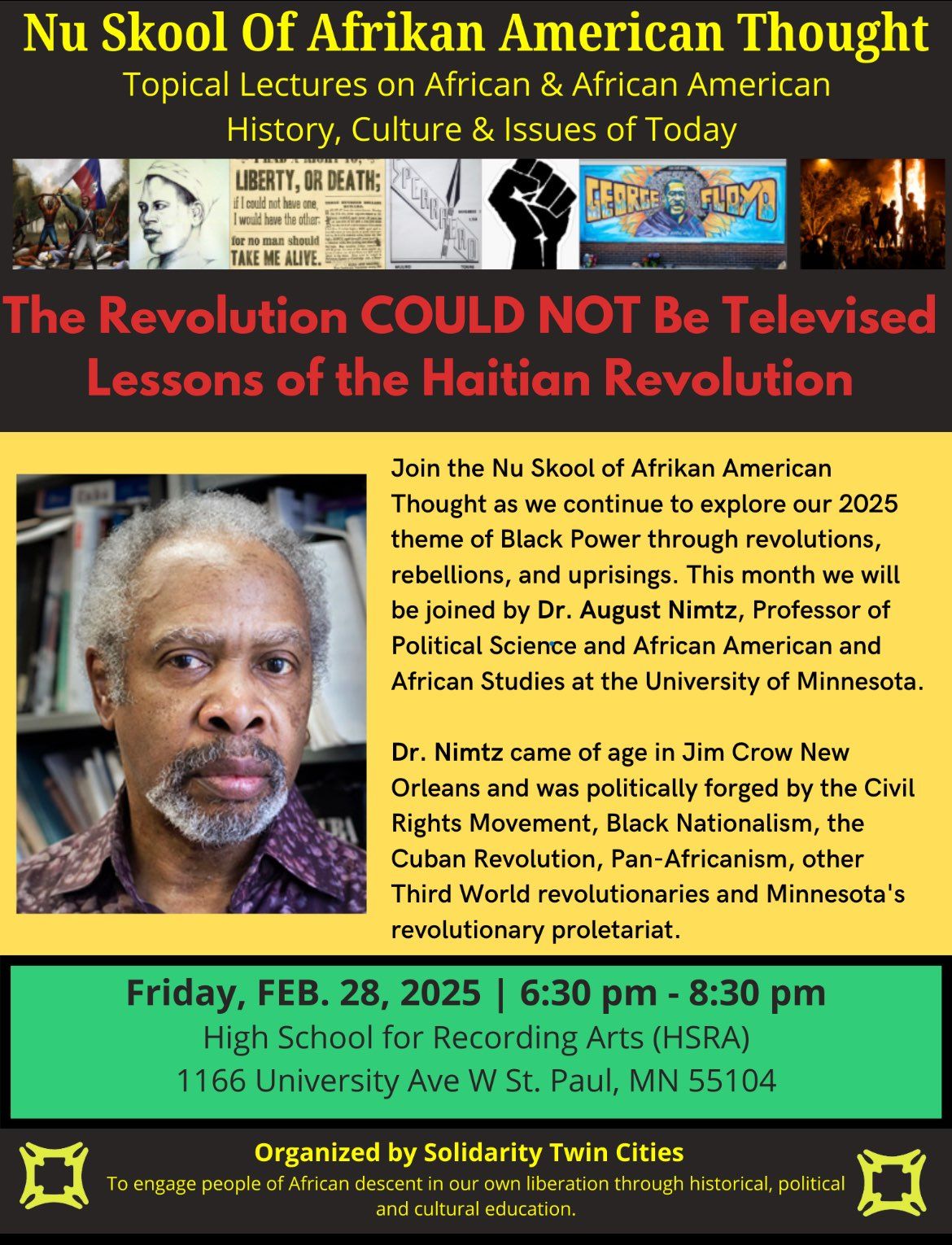 Nu Skool - The Revolution COULD NOT Be Televised:  Lessons of the Haitian Revolution