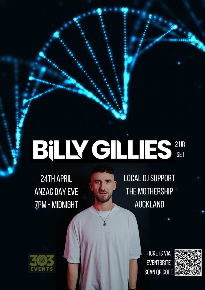 Billy Gillies live in Auckland