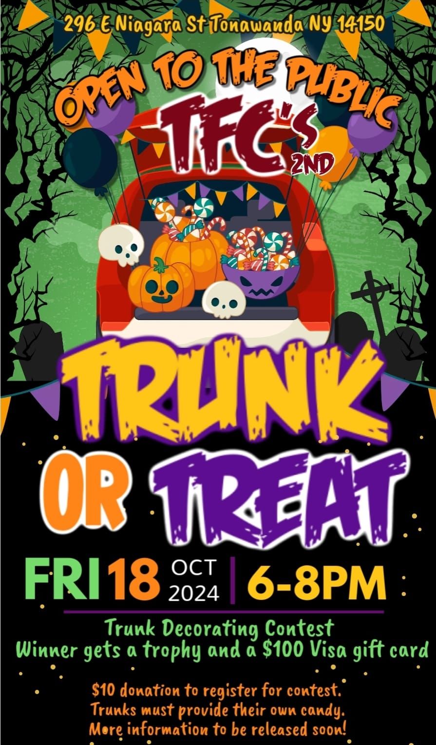 TFC Trunk or Treat