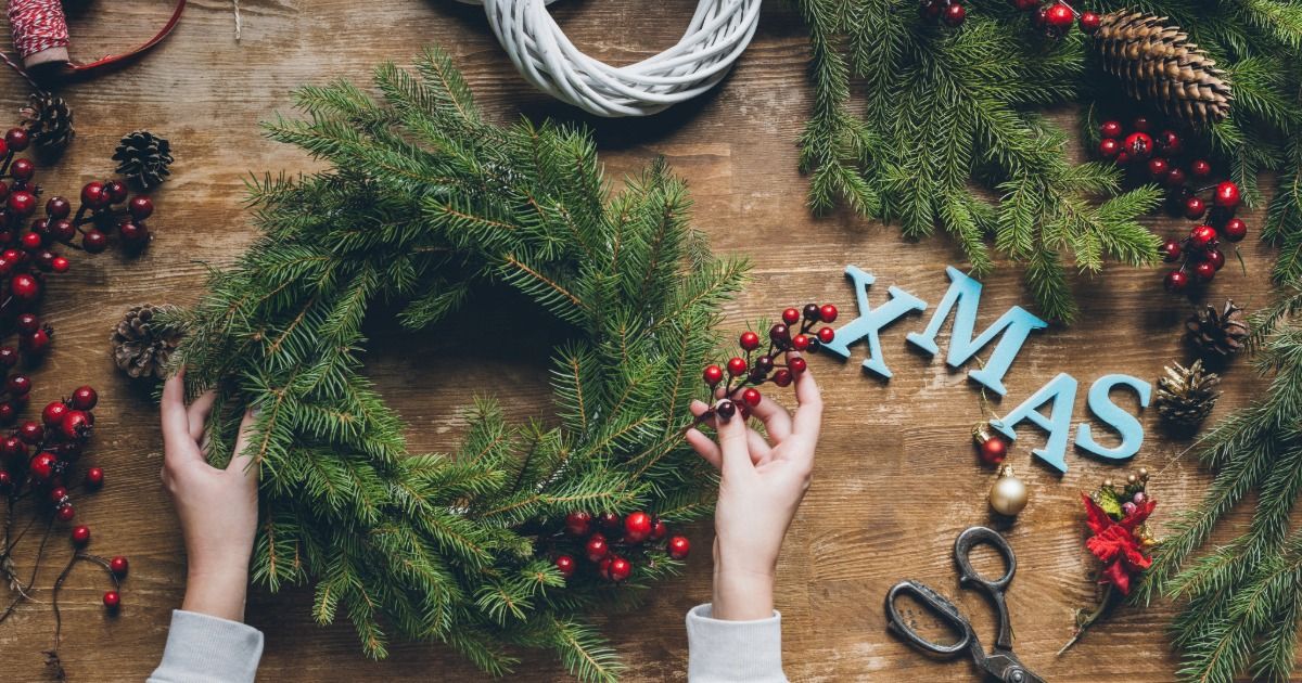 Christmas Wreath Making Workshop, Norwich