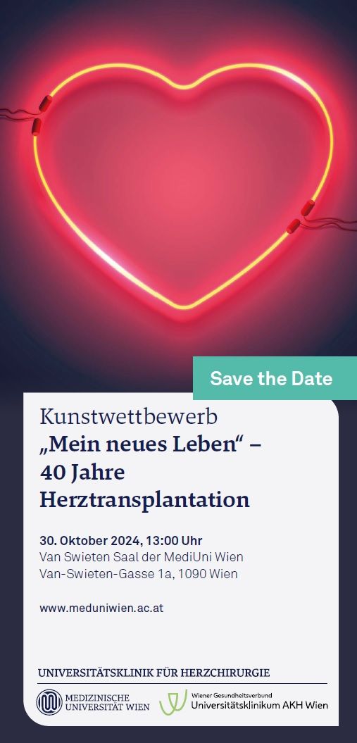 "Mein neues Leben" - 40 Jahre Herztransplantation