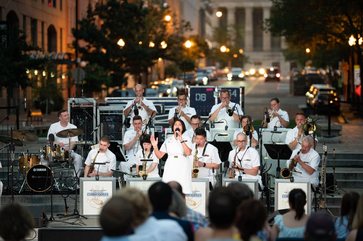 The United States Navy Band Commodores at Memorial Park in Chambersburg, Pa.