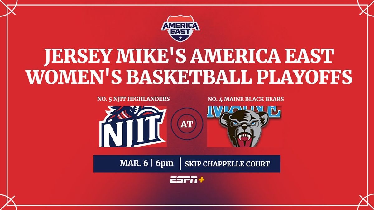 Parking NJIT Highlanders at Maine Black Bears Mens Basketball