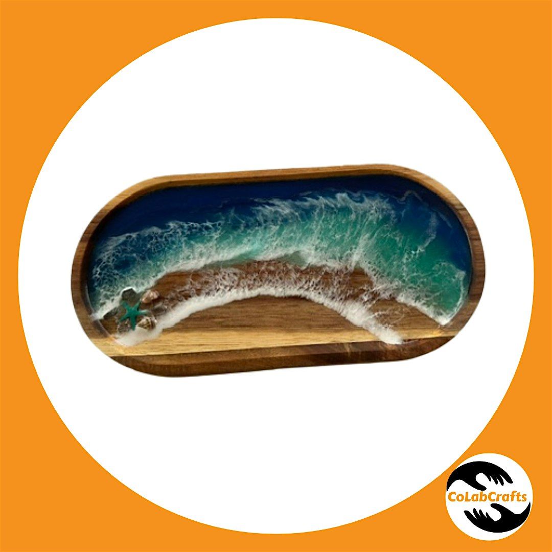 Ocean Themed Resin Art Workshop, CoLabCrafts, Escondido, 20 December 2025