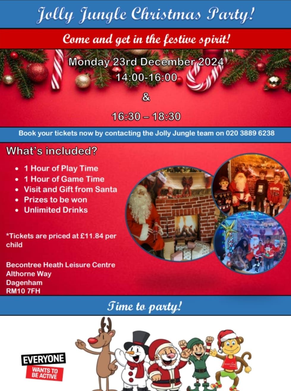 Santa's Christmas Soft Play Party