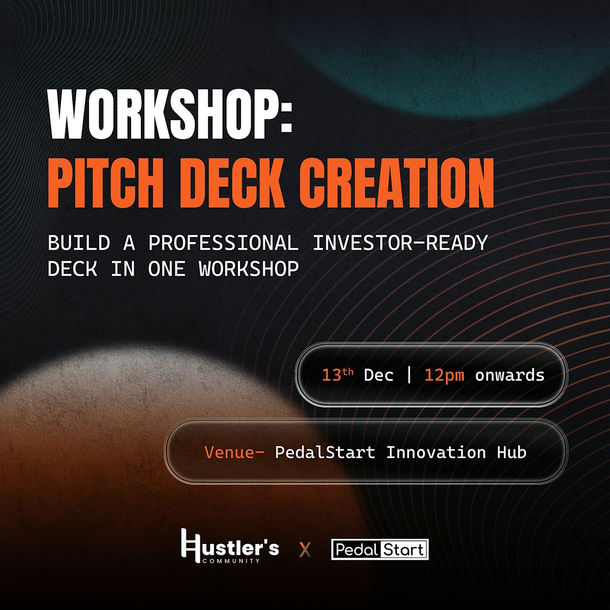 Workshop: PITCH DECK CREATION
