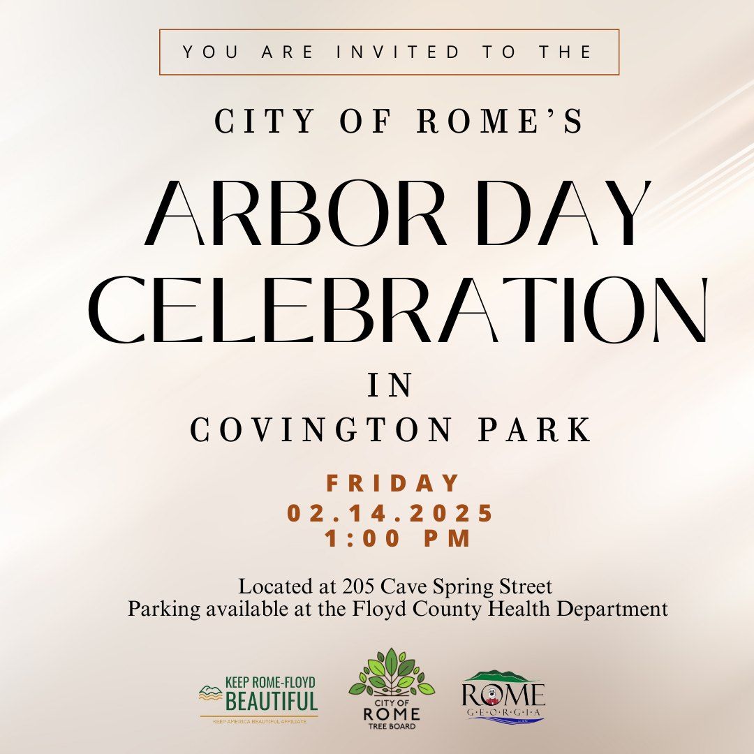 City of Rome's Arbor Day Celebration in Covington Park