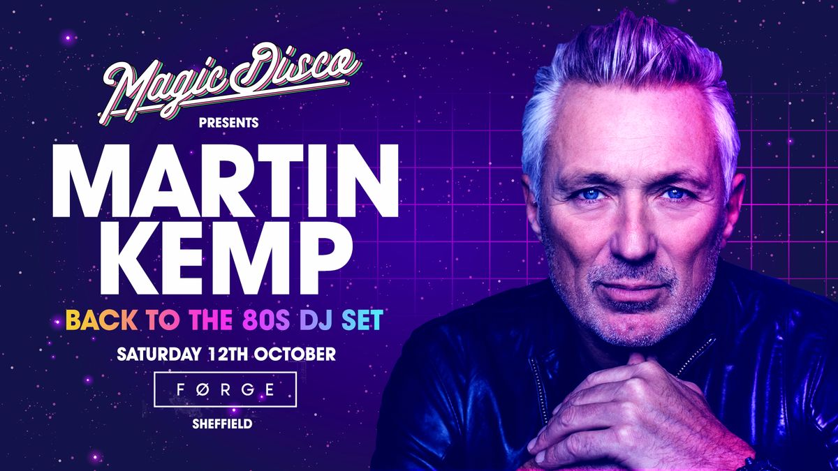 Martin Kemp Live DJ Set - Back to the 80s - Sheffield!