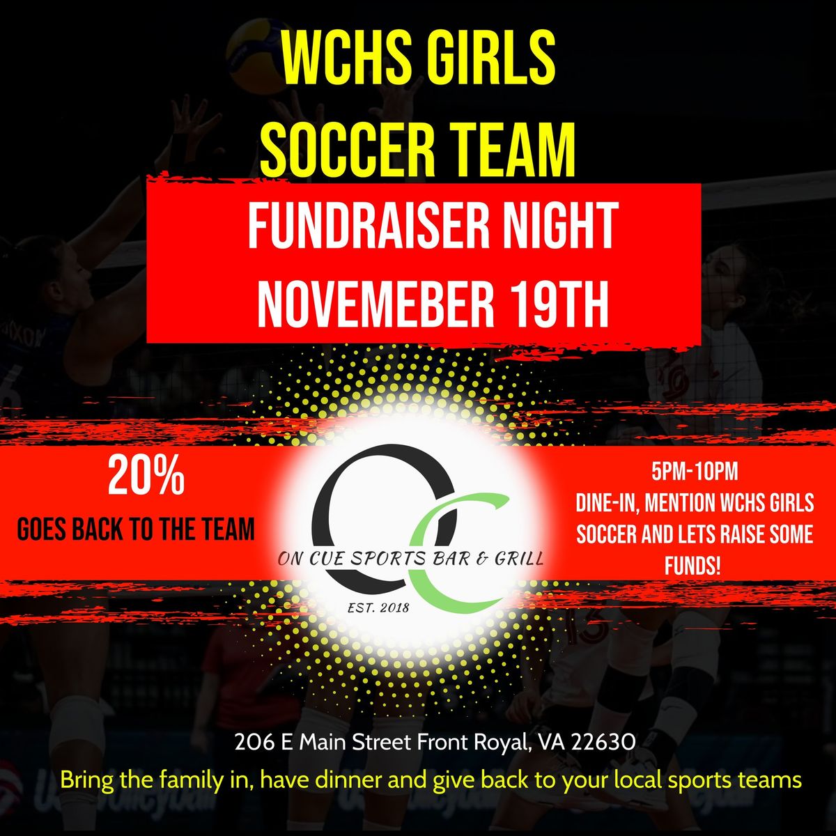 WCHS GIRLS SOCCER TEAM NIGHT! 