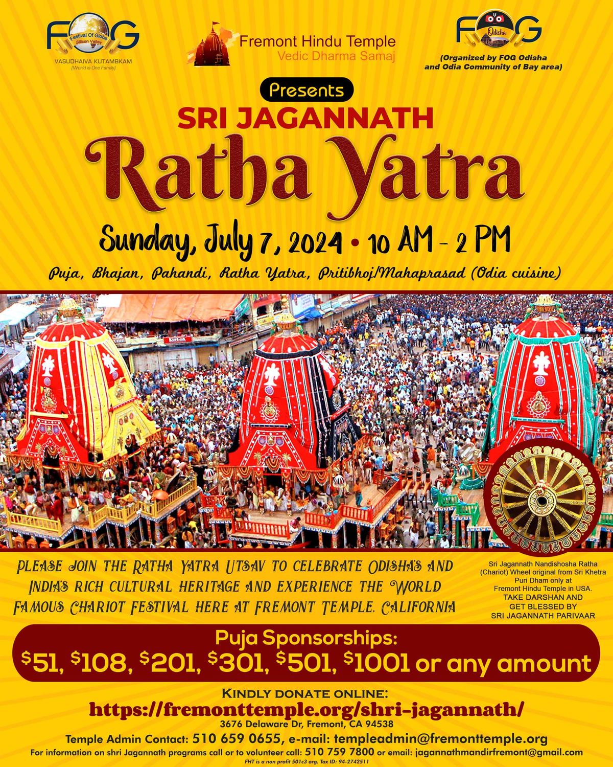 Sree Jagannatha Ratha Jatra\/Yatra