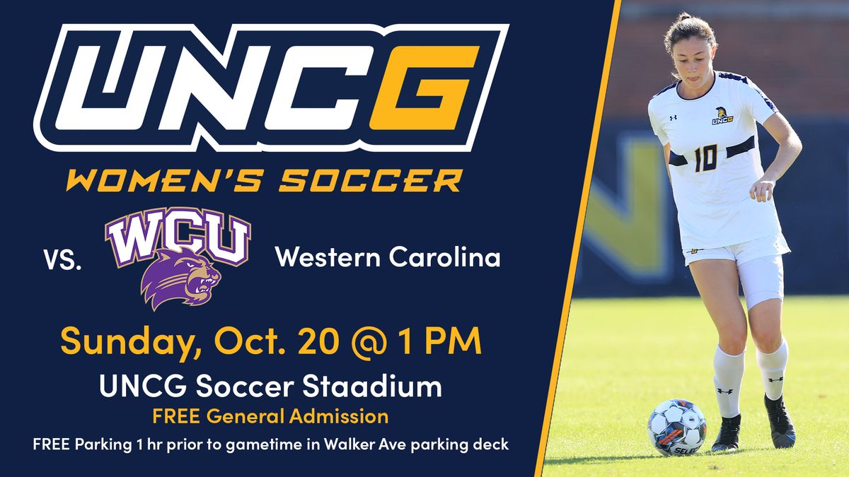 UNCG Spartans Women's Soccer vs Western Carolina University Catamounts