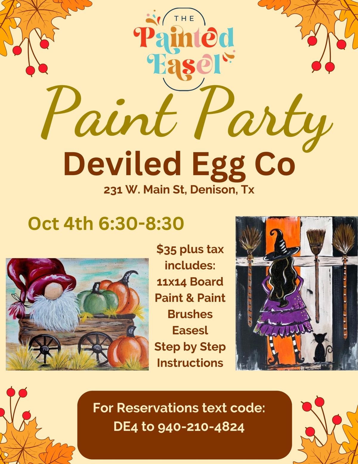 Deviled Egg Co Paint Party