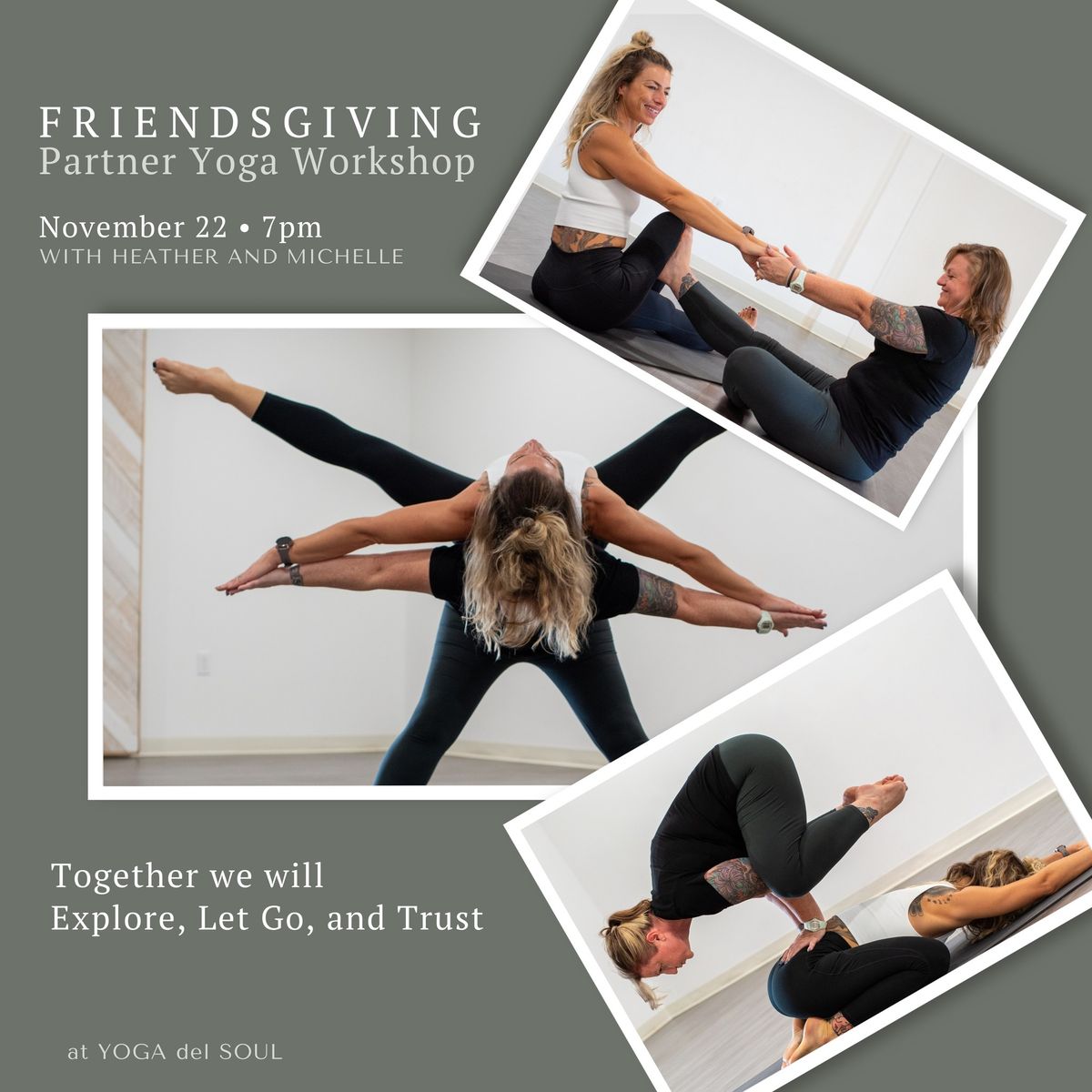 Friendsgiving \u2022 a Partner Yoga Workshop