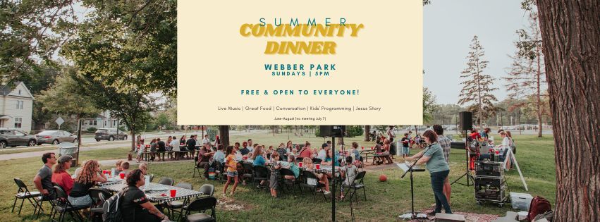 Community Dinner at Webber Park