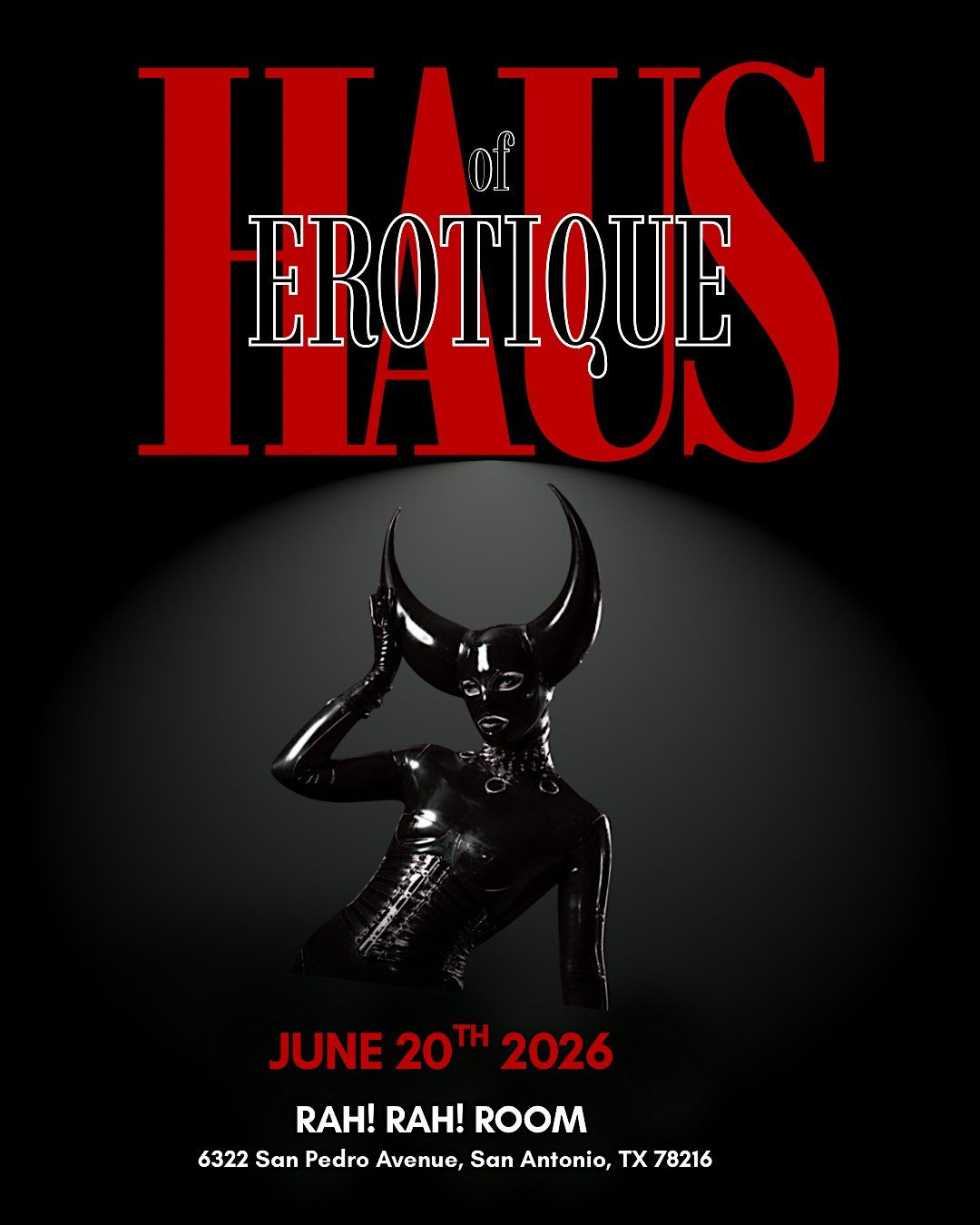 Haus of Erotique Presents THE RED ROOM- Live at Rah! Rah! Room
