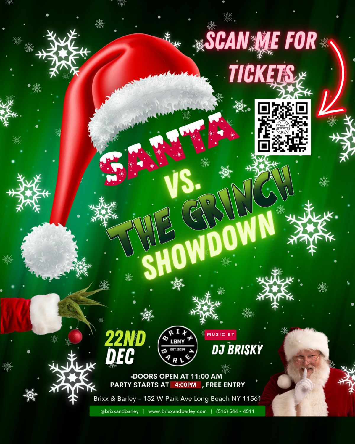 Santa vs. The Grinch Showdown