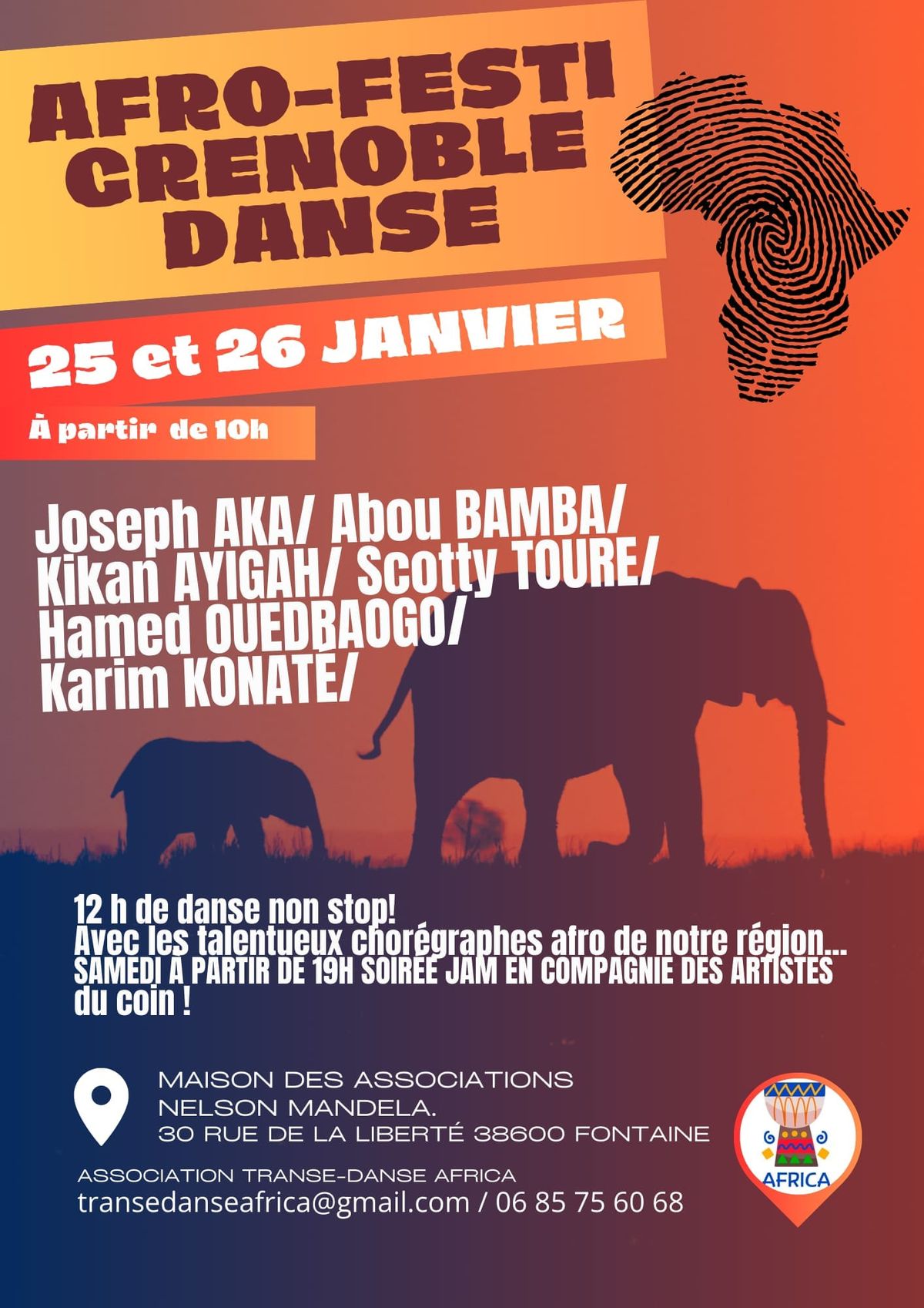 AFRO-FESTI GRENOBLE DANSE 