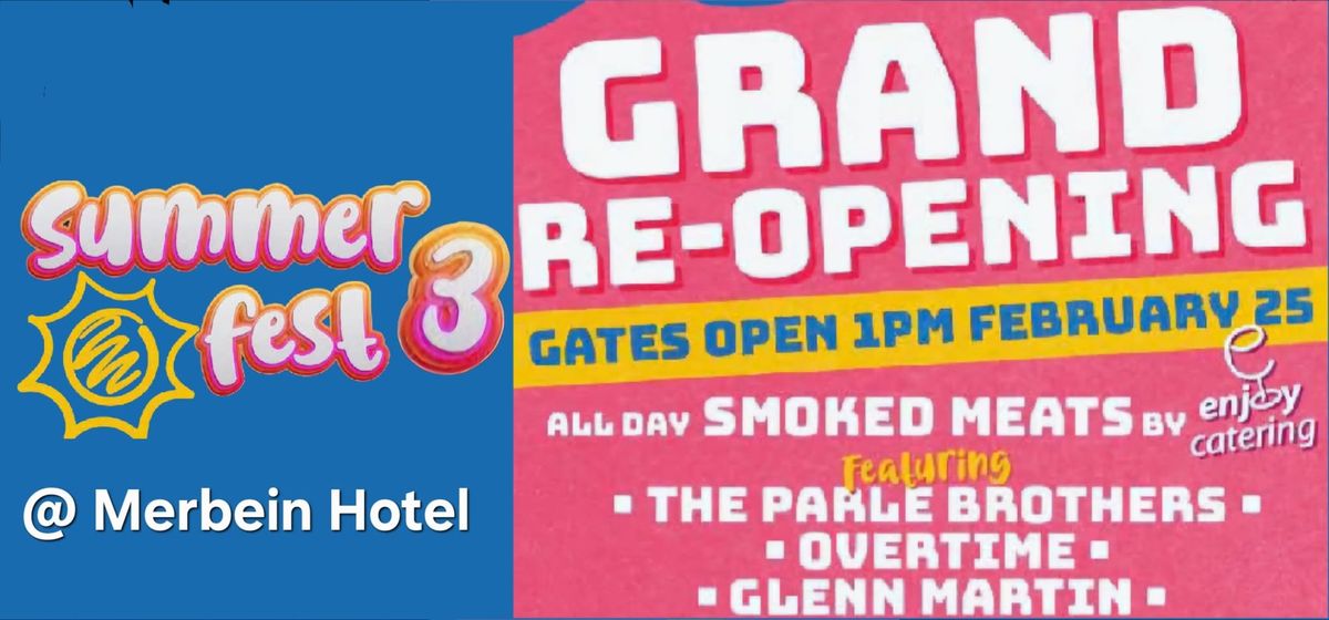 Summerfest 3 - Merbein Hotel Grand Re-opening