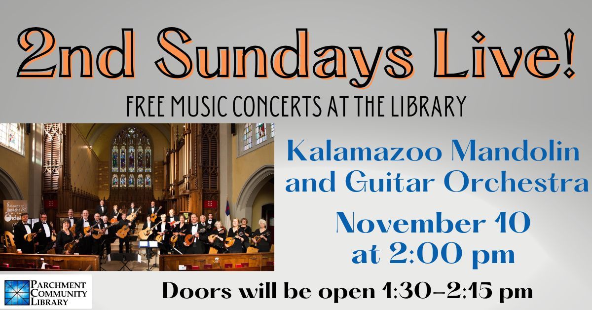 2nd Sundays Live in Concert: Kalamazoo Mandolin and Guitar Orchestra