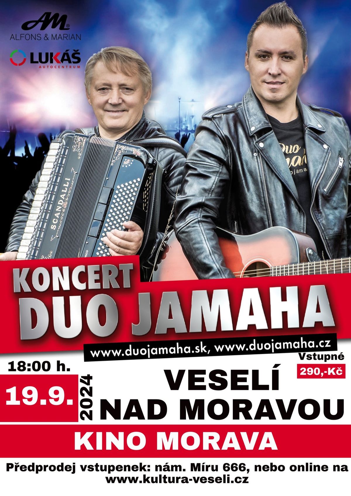 Koncert DUO JAMAHA Vesel\u00ed nad Moravou