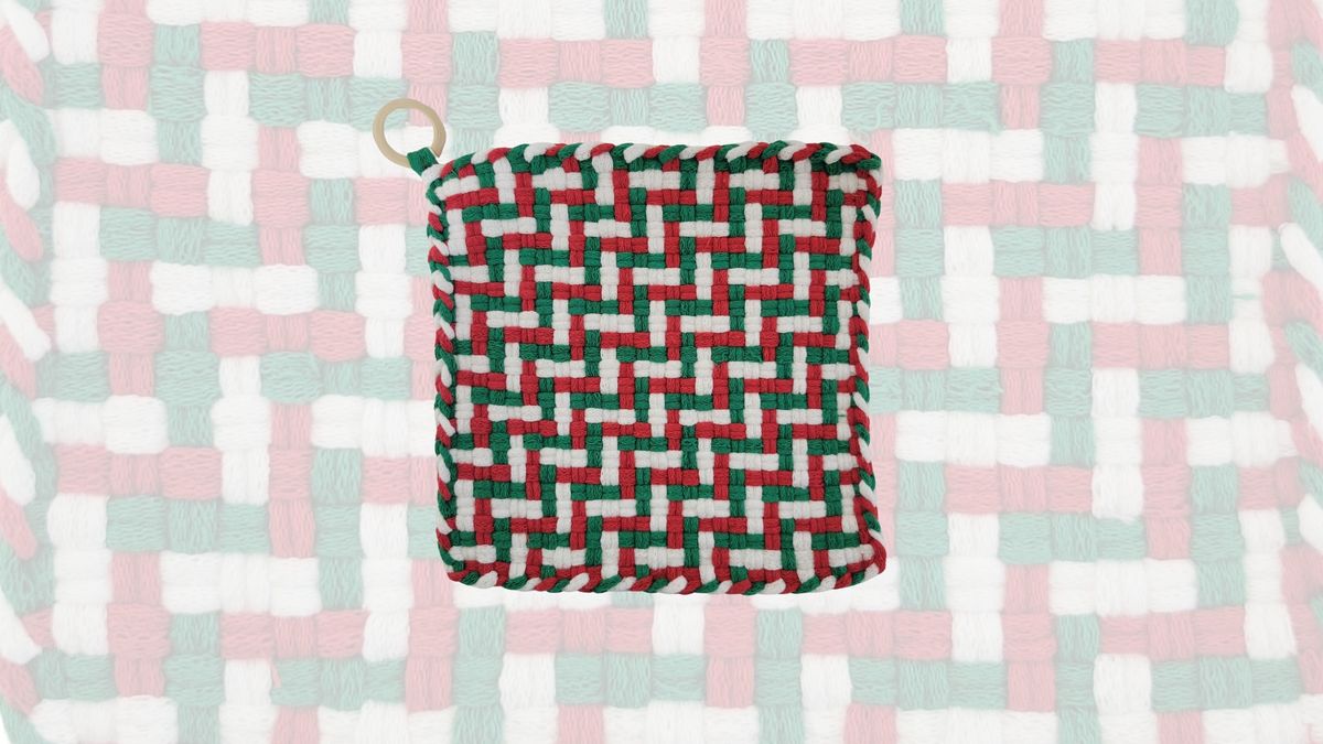 Let's Get Loopy Woven Potholder