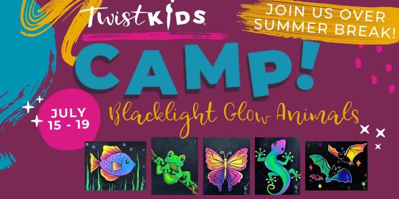 Kids Camp: Blacklight Glow Animals!