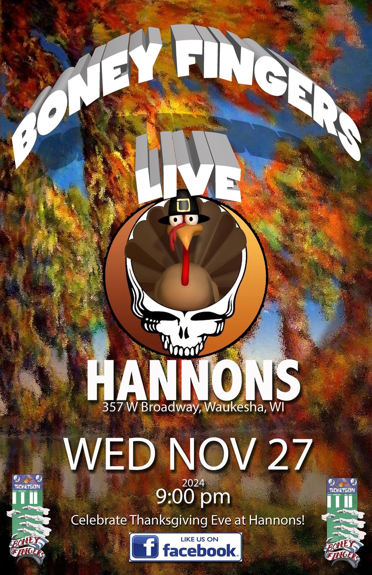 Boney Fingers Live at Hannons