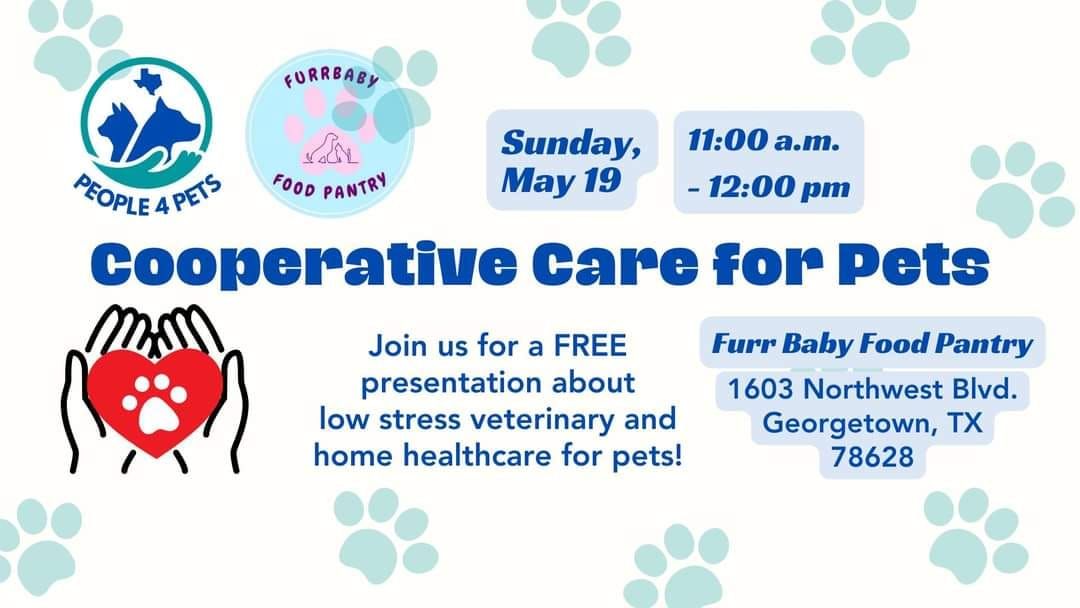 Cooperative Care for Pets with PEOPLE 4 PETS