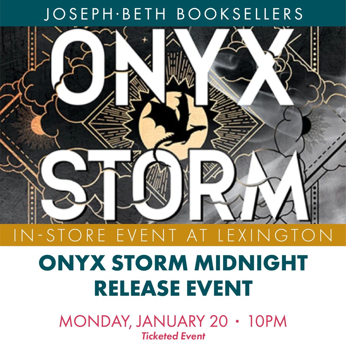 Onyx Storm Midnight Release Event