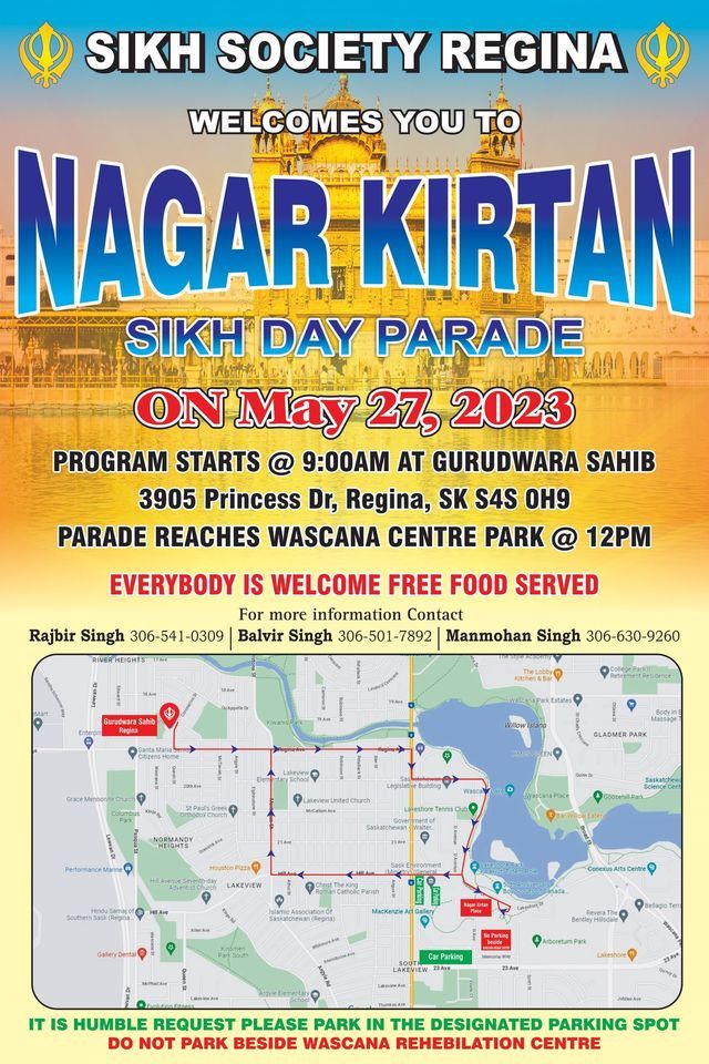 7th Annual Nagar Kirtan (Sikh Day Parade 2023), Gurudwara Sahib, Sikh