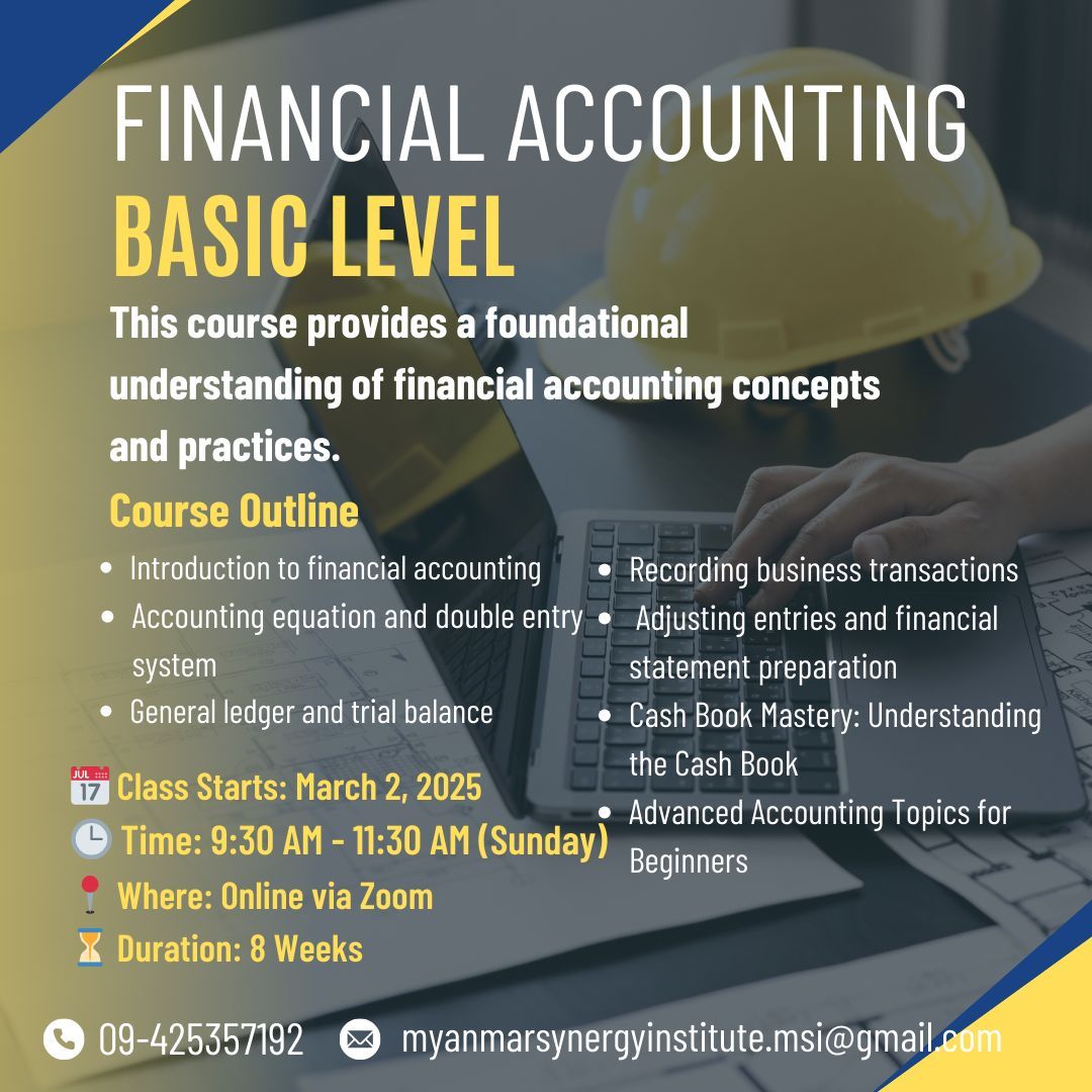 Certificate in Financial Accounting for Beginners (Basic Level)