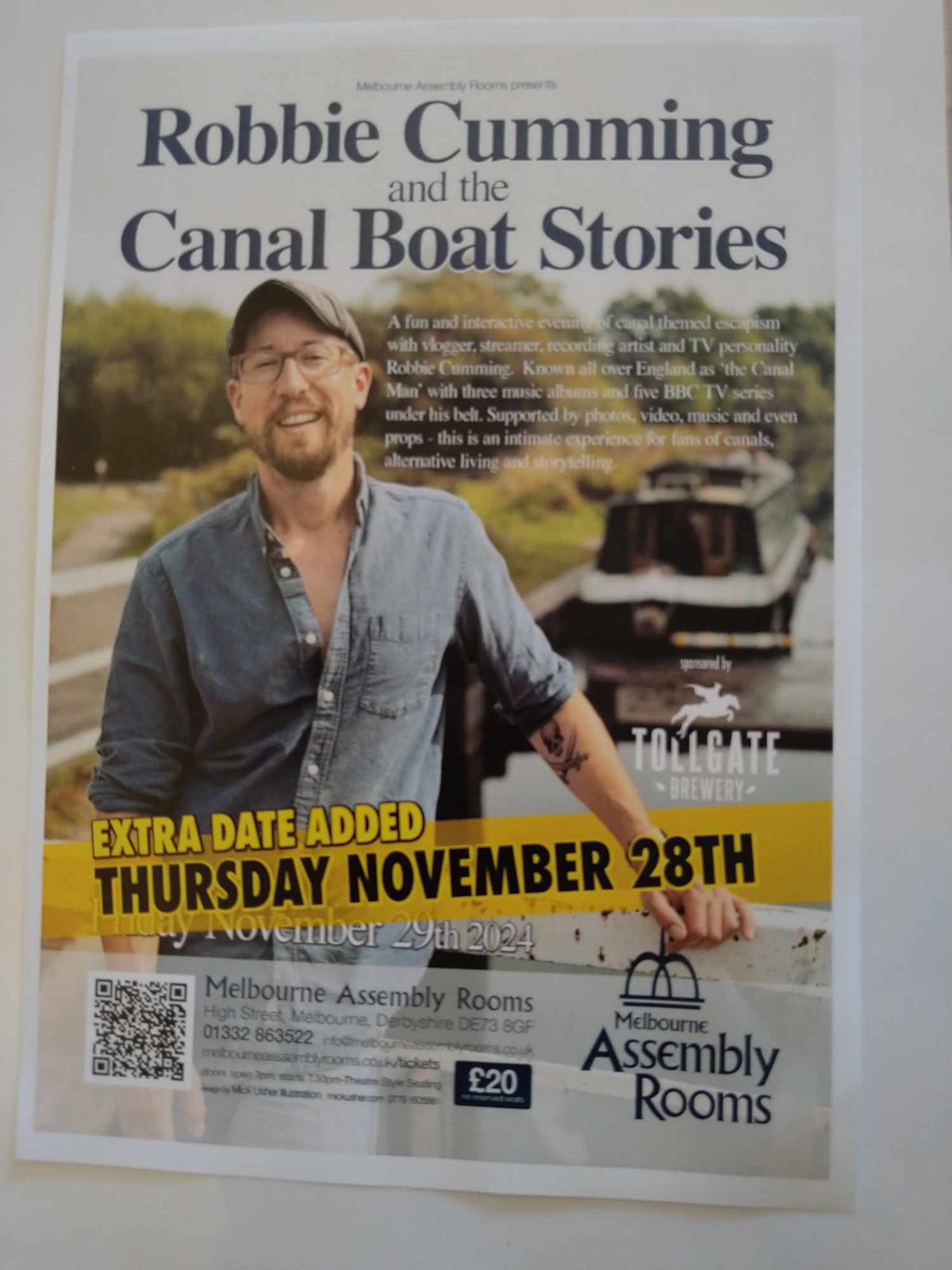 Robbie Cumming's Canal Boat Stories