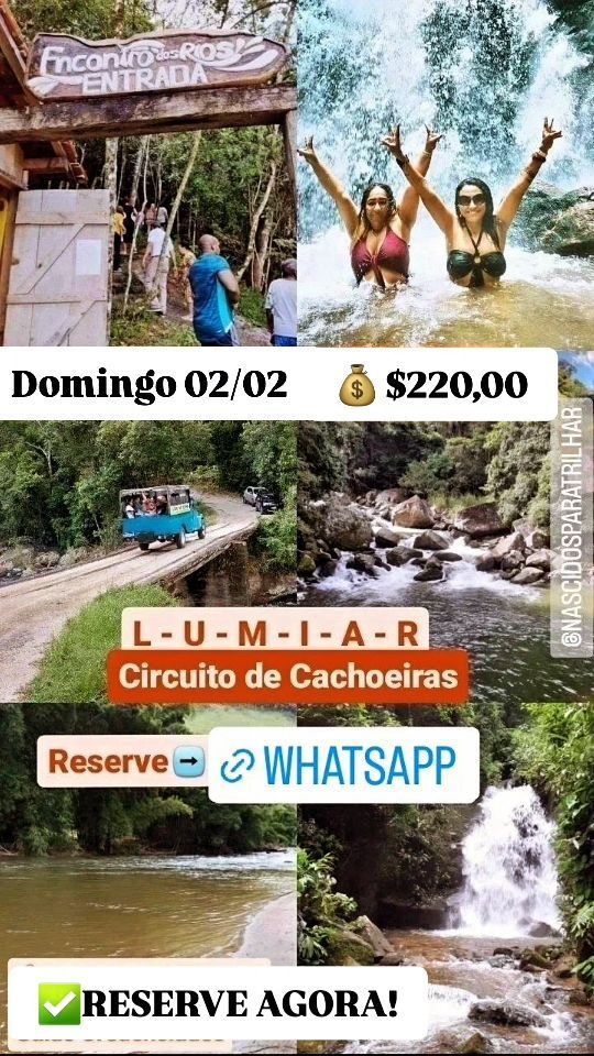 LUMIAR - CIRCUITO DE CACHOEIRAS (PASSEIO)