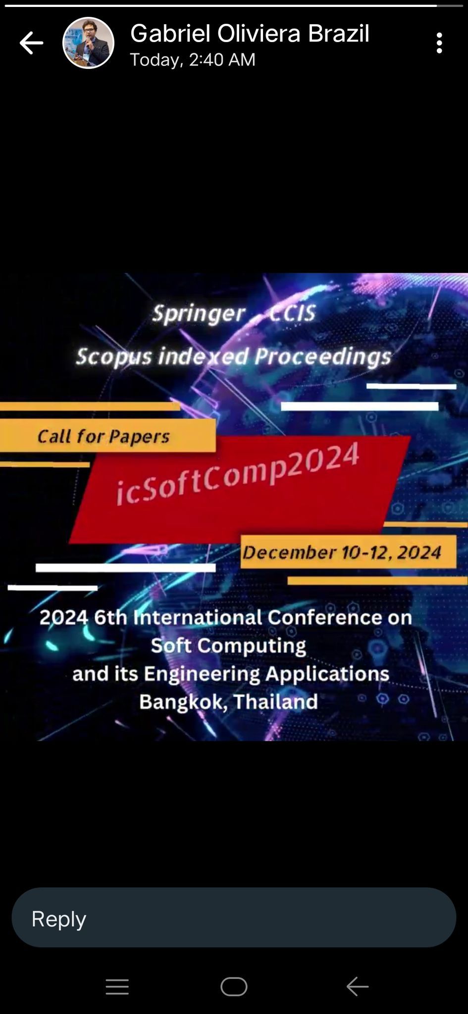 International Conference on Soft Computing and its Engineering Applications (icSoftComp2024)