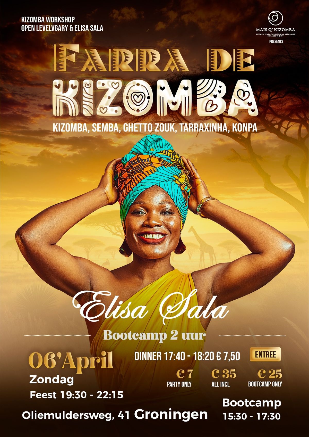 Farra de Kizomba With Elisa Sala 