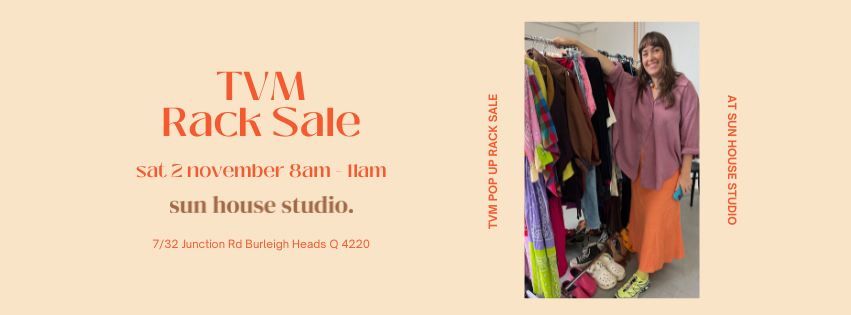 TVM Rack Sale at Sun House Studio 