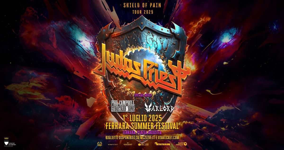 Judas Priest + Phil Campbell + Warlord | Ferrara Summer Festival