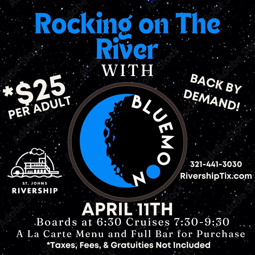 Rocking on the River with the BlueMoon Band Back by Demand! Aboard the Barbara Lee 