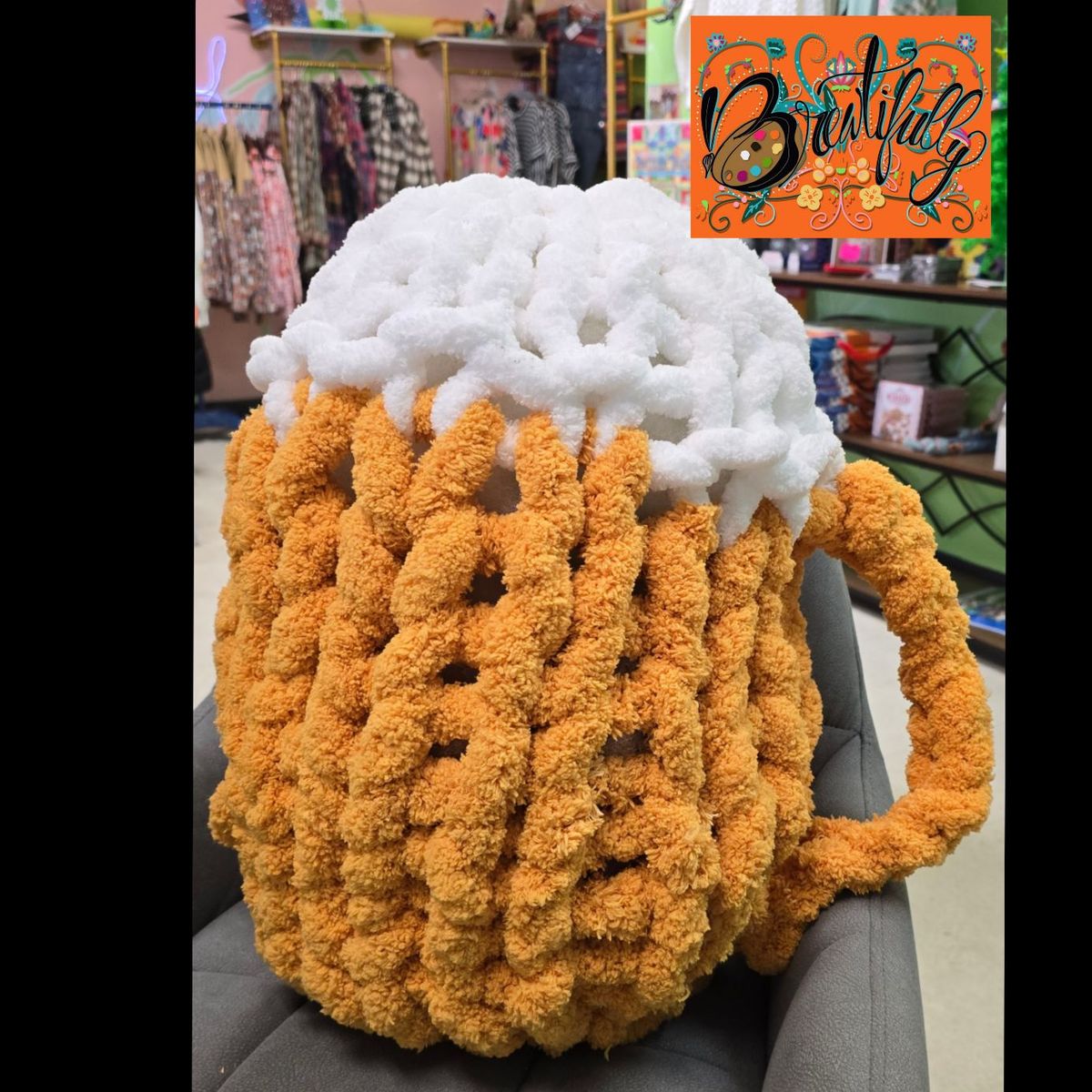 Cozy Brews: Hand-Knit Beer Pillow Class