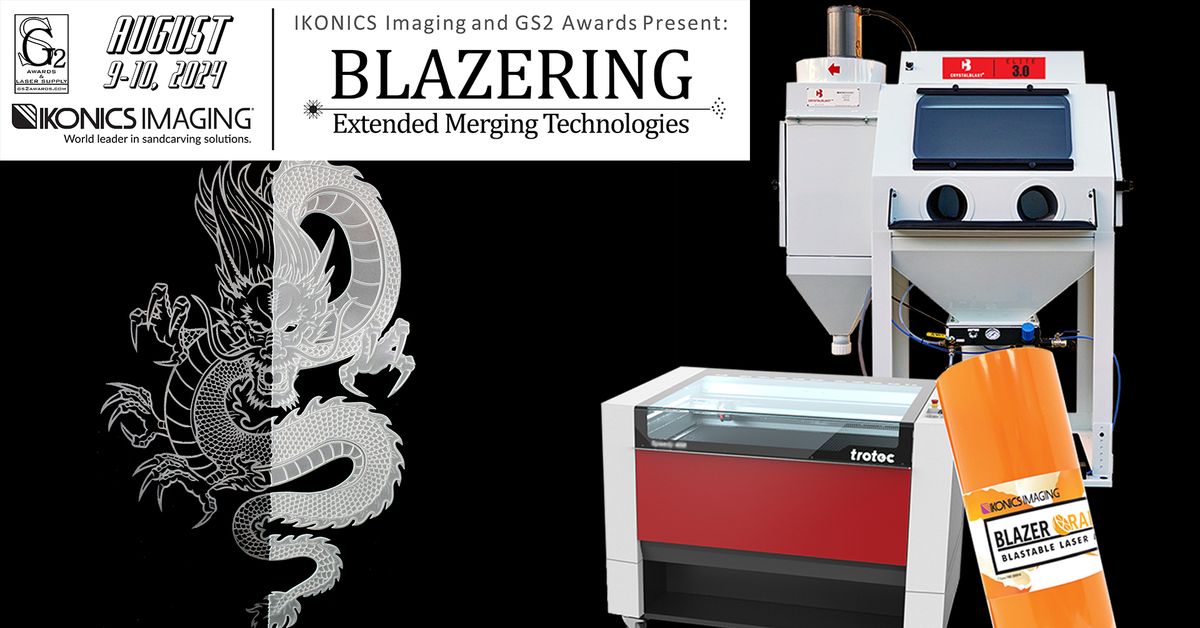 Blazering 101: Combine Laser Engraving with Sandcarving