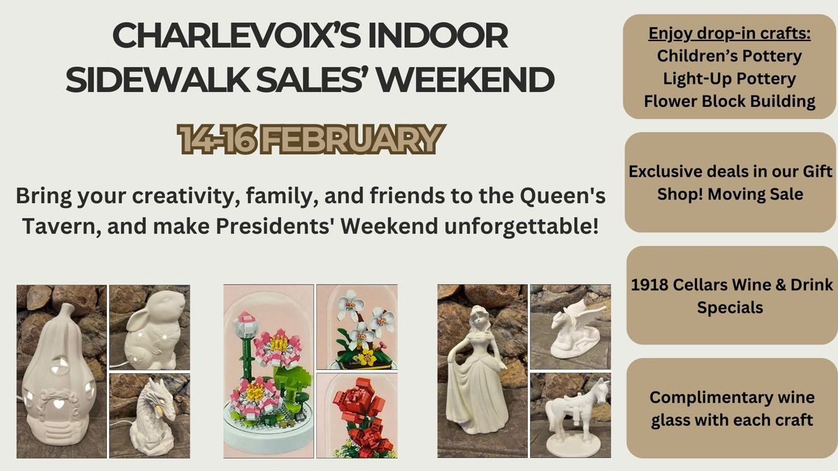 Charlevoix Indoor Sidewalk Sale Weekend