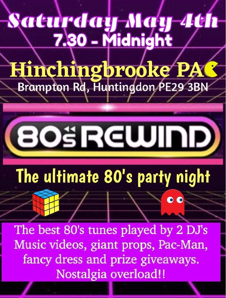80s Rewind: The Ultimate 80s Party Night