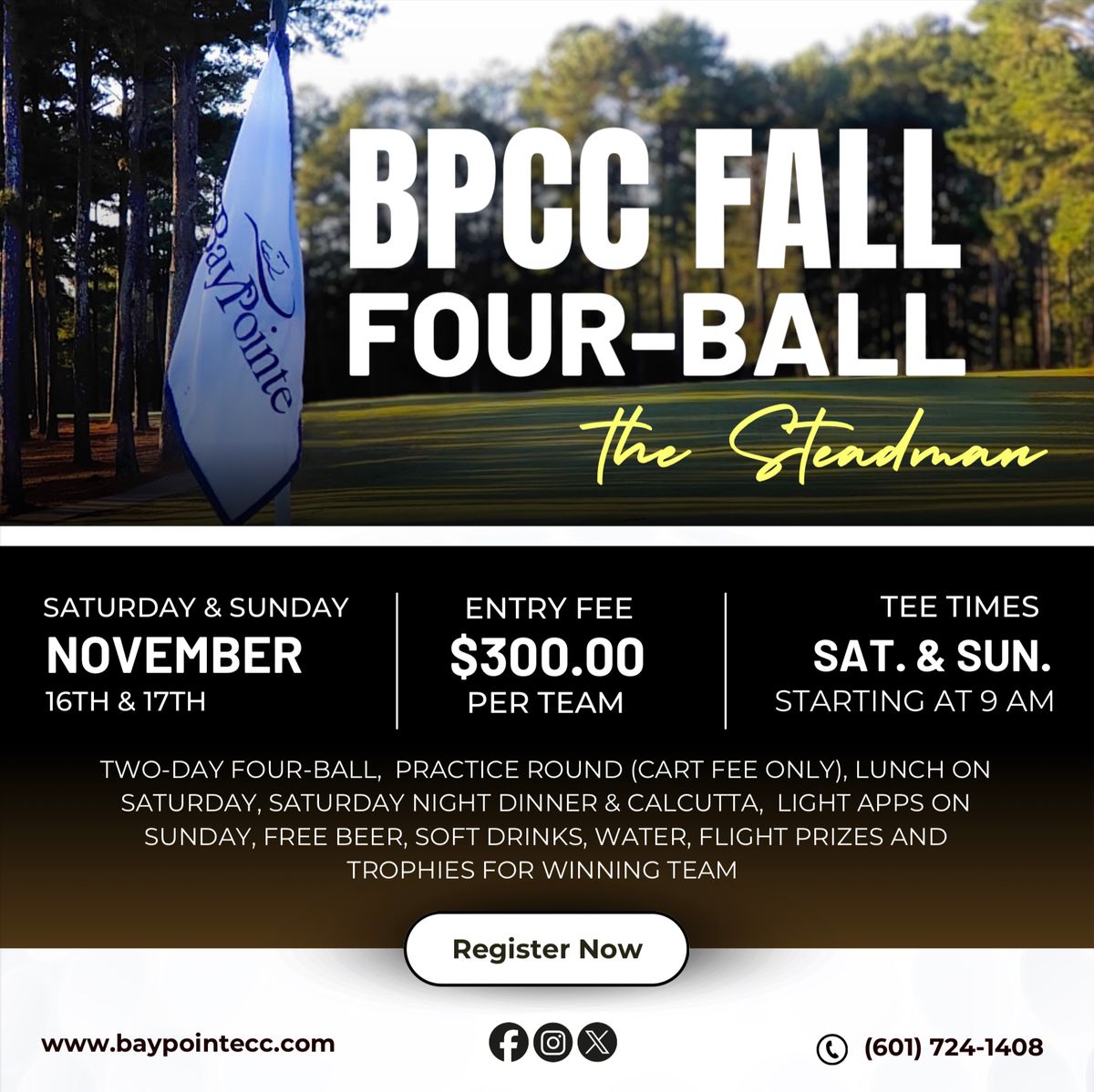 BPCC Fall Four-Ball \u201cThe Steadman\u201d